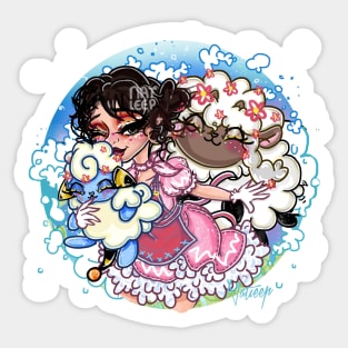 SHEEP GIRL Sticker